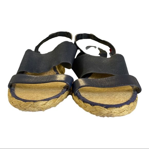 𝅺LAUREN RALPH LAUREN Carminda Espadrille Woven Wedge Sandals Shoes 9 - Picture 8 of 11